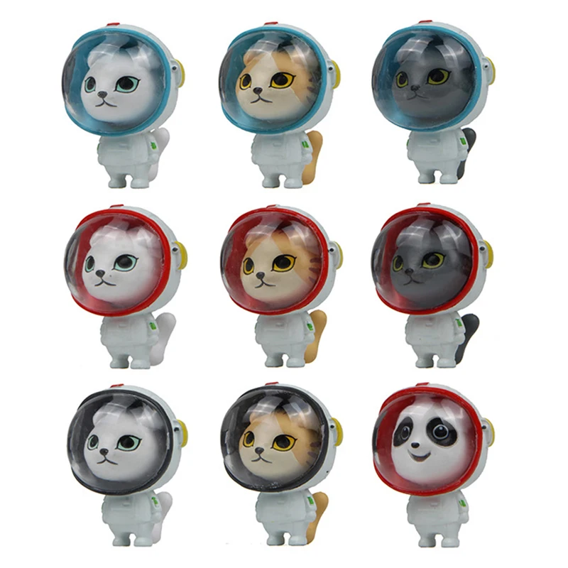 Cartoon Spacesuit Panda Cat Mini Figures Astronauts Kitten PVC Miniature Figurine Car Home Desktop Decor for Children Kids Toys
Cartoon Spacesuit Panda Cat Mini Figures Astronauts Kitten PVC Miniature Figurine Car Home Desktop Decor for Children Kids Toys