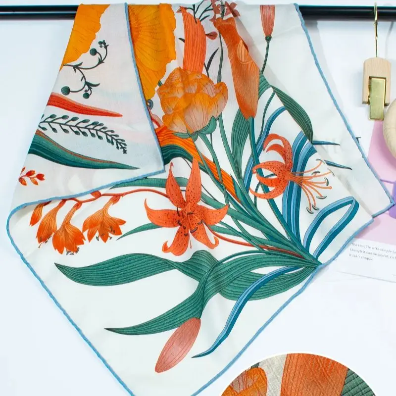 Luxurious Silk Wool Blend Scarf With Clear Textured Patterns And Artistic Prints, Eye-catching Fashion Accessory
Luxurious Silk Wool Blend Scarf With Clear Textured Patterns And Artistic Prints, Eye-catching Fashion Accessory