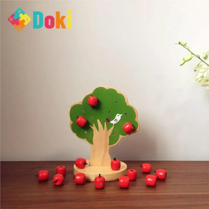 Wooden Magnetic Apple Tree Montessori Teaching Aids Counting Points Fruit Baby Kindergarten Teaching Early Education Educational
Wooden Magnetic Apple Tree Montessori Teaching Aids Counting Points Fruit Baby Kindergarten Teaching Early Education Educational