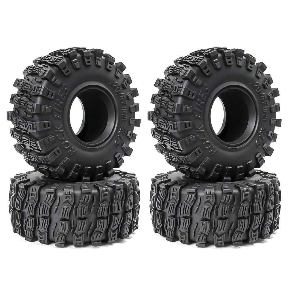 RC 4PCS 120mm 1.9" Soft Rubber Tire Wheel Tyre for 1/10 RC Crawler Car Axial SCX10 Pro Capra Traxxas TRX4 RC4WD D90 Redcat
RC 4PCS 120mm 1.9" Soft Rubber Tire Wheel Tyre for 1/10 RC Crawler Car Axial SCX10 Pro Capra Traxxas TRX4 RC4WD D90 Redcat
