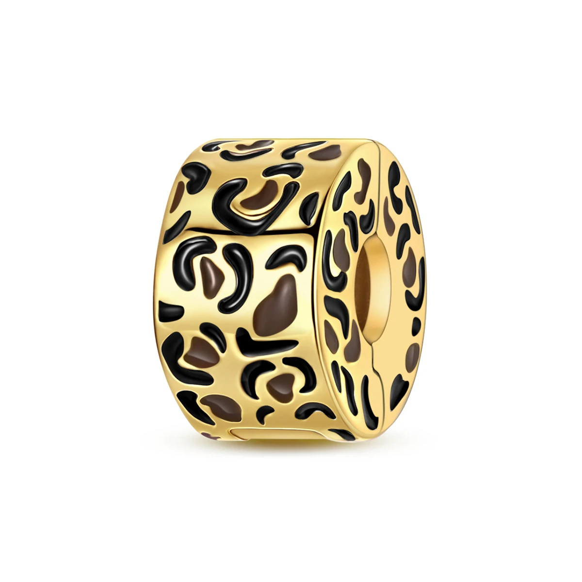 925 Sterling Silver Gold Leopard Print Clip Charms Black Brown Spots Wild Dangle Beads Fit Bracelets Necklace Women DIY Jewelry
925 Sterling Silver Gold Leopard Print Clip Charms Black Brown Spots Wild Dangle Beads Fit Bracelets Necklace Women DIY Jewelry