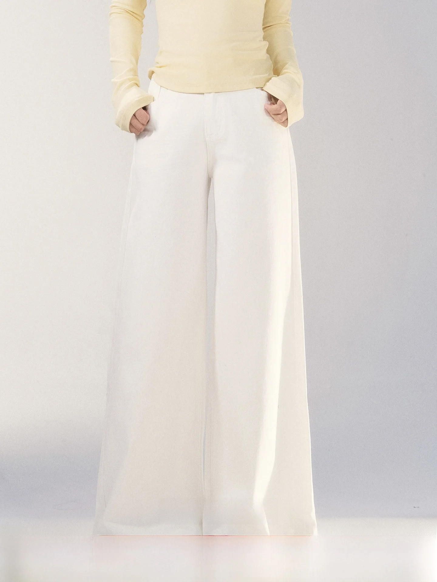 High Waist Straight Leg White Denim Jeans Women's Spring 2026 New Sle Versatile Loose Fit Wide Leg Pants Commute Sle
High Waist Straight Leg White Denim Jeans Women's Spring 2026 New Sle Versatile Loose Fit Wide Leg Pants Commute Sle