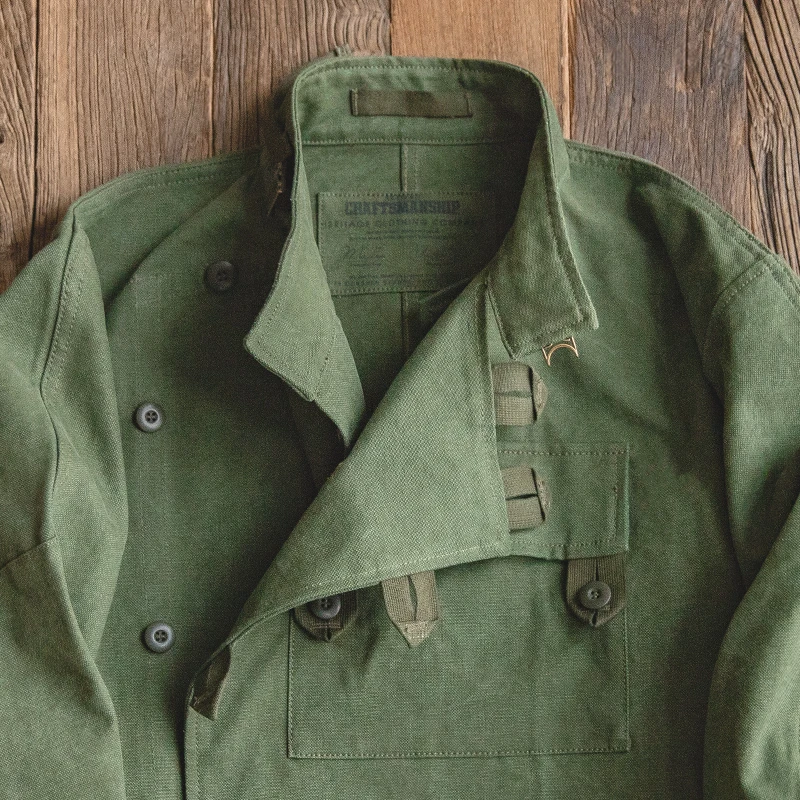 Maden Retro 16oz Canvas Swedish Motorcycle Green Jacket Pocket Bomber Jacket Casual Hunting Work Outwear for Men Spring and Fall 34 Sbdb36f50911c412281ff008a030da622c