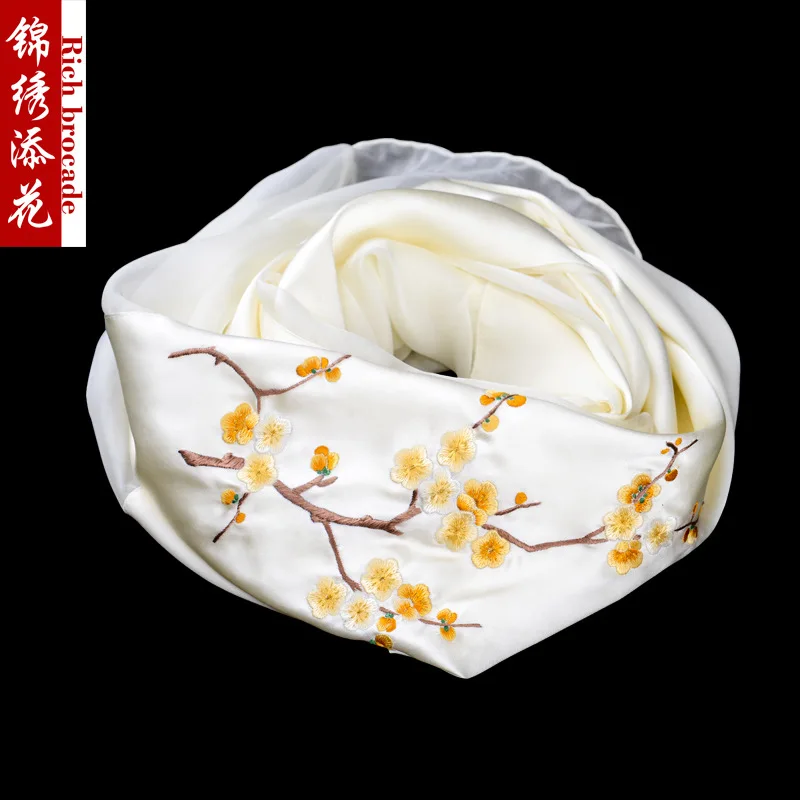 Handmade Embroidery Scarf Female Gift Mother Long All-Matching Suzhou Summer Shawl
Handmade Embroidery Scarf Female Gift Mother Long All-Matching Suzhou Summer Shawl
