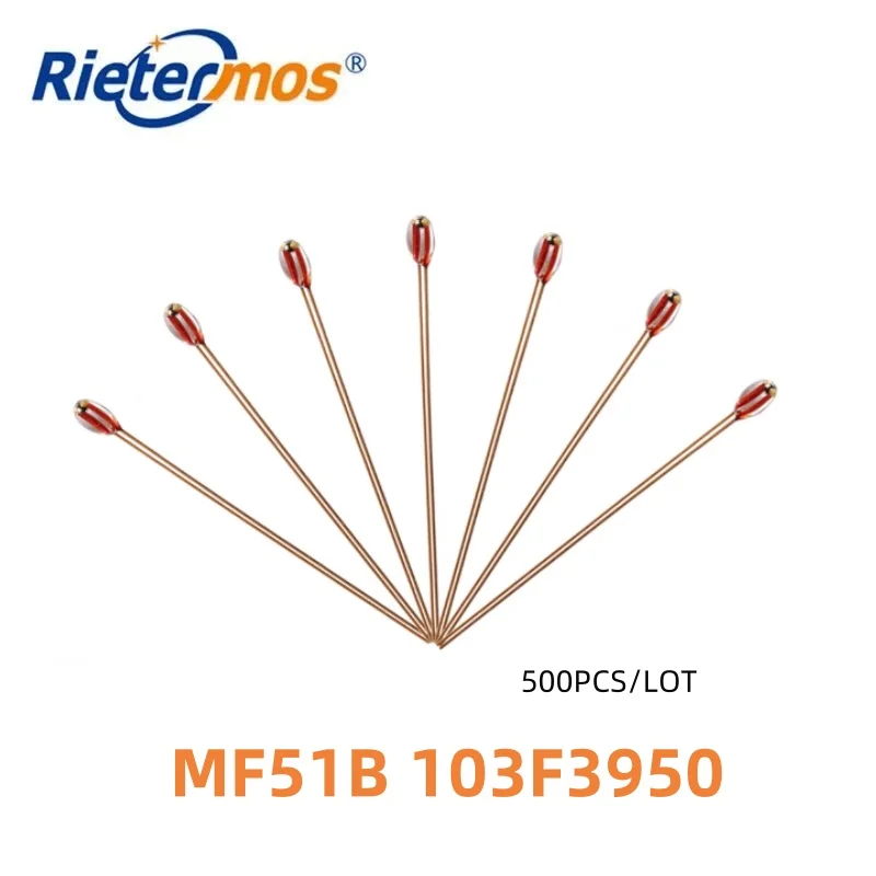 500 шт. MF51B 103F3950 NTC термистор 10K 1% 250 ℃ Высокотемпературный датчик со сквозным отверстием для промышленного контроля температуры
500 шт. MF51B 103F3950 NTC термистор 10K 1% 250 ℃ Высокотемпературный датчик со сквозным отверстием для промышленного контроля температуры