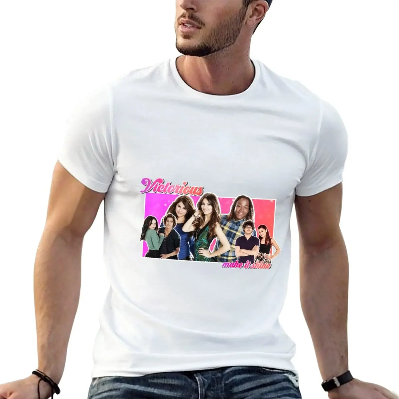 Victorious Make it Shine T-Shirt customs design your own heavyweights t shirts for men cotton
Victorious Make it Shine T-Shirt customs design your own heavyweights t shirts for men cotton