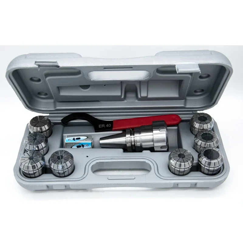 BT30 BT40 Tool Holder CNC Milling Machine ER16/20/25/32/40 Collet Chuck Set High Precision Wrench Tool Kit
BT30 BT40 Tool Holder CNC Milling Machine ER16/20/25/32/40 Collet Chuck Set High Precision Wrench Tool Kit