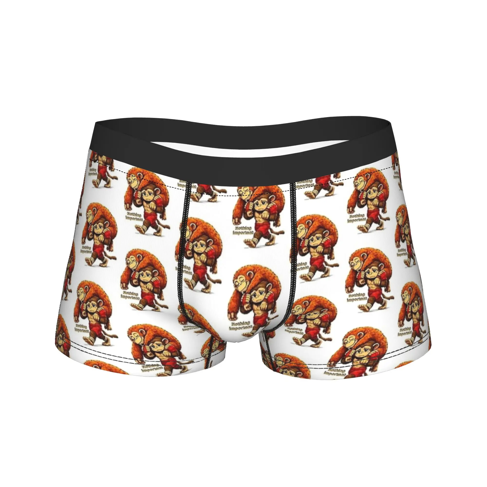 punch monkey Nothing Important Boxer Shorts 3D Pouch Underwear High Quality Pattern Boxer Brief Funny Men Panties Plus Size
punch monkey Nothing Important Boxer Shorts 3D Pouch Underwear High Quality Pattern Boxer Brief Funny Men Panties Plus Size