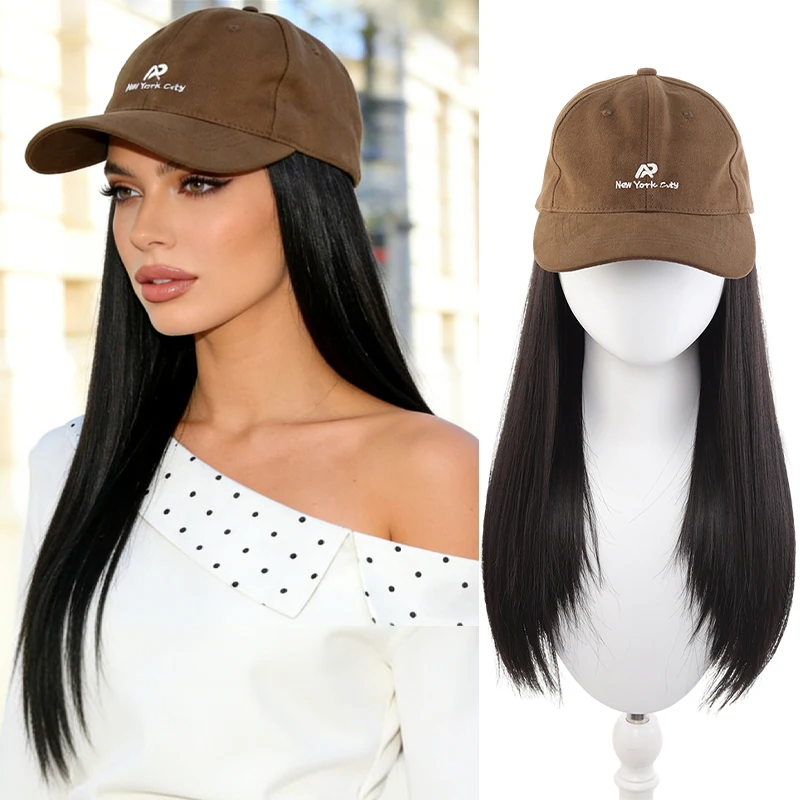 Brown Baseball Cap with Long Straight Synthetic Hair, Casual Daily Wig for Women, Heat Resistant Fiber, Easy Styling
Brown Baseball Cap with Long Straight Synthetic Hair, Casual Daily Wig for Women, Heat Resistant Fiber, Easy Styling