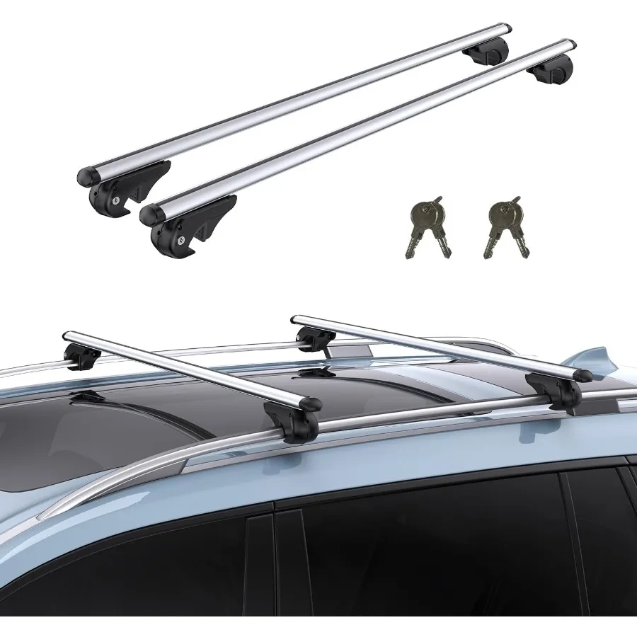 Roof Rack Cross Bars with 4 AntiTheft Locks HeavyDuty Universal Roof Rack 200lbs Capacity Universal Cross Bars That Fit Most Ra
Roof Rack Cross Bars with 4 AntiTheft Locks HeavyDuty Universal Roof Rack 200lbs Capacity Universal Cross Bars That Fit Most Ra