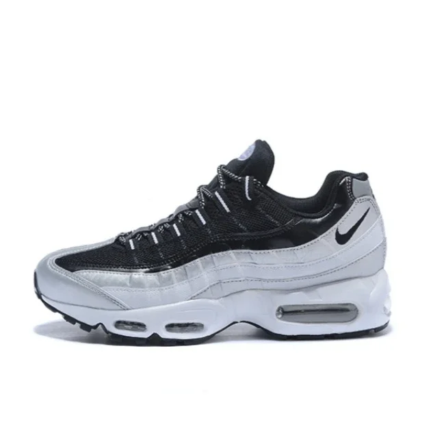 NIKE AIR MAX 95 Men's Running Shoes, Lifestyle, Classic, Budget-Friendly, Wear Resistant, Anti-slip Sneakers, Black/White
NIKE AIR MAX 95 Men's Running Shoes, Lifestyle, Classic, Budget-Friendly, Wear Resistant, Anti-slip Sneakers, Black/White