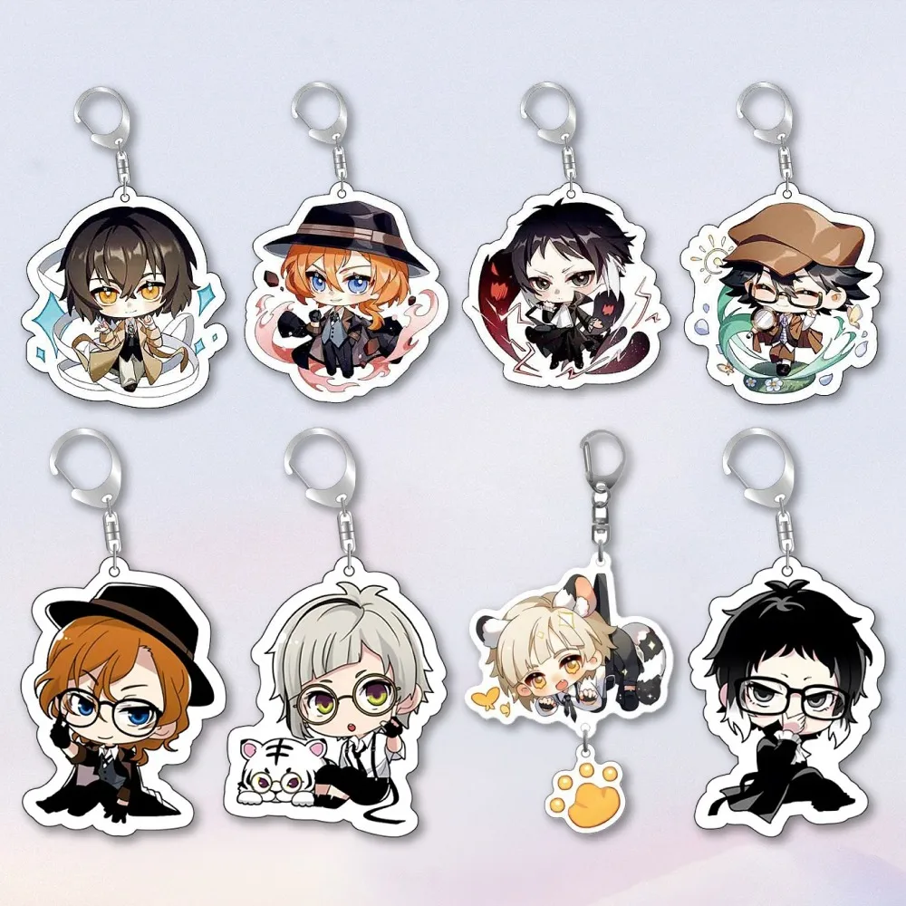 Diy Bungo Stray Dogs Acrylic Keychain Anime Peripherals Fashion Cute Cartoons Originality Backpack Pendant Jewelry Holiday Gifts
Diy Bungo Stray Dogs Acrylic Keychain Anime Peripherals Fashion Cute Cartoons Originality Backpack Pendant Jewelry Holiday Gifts