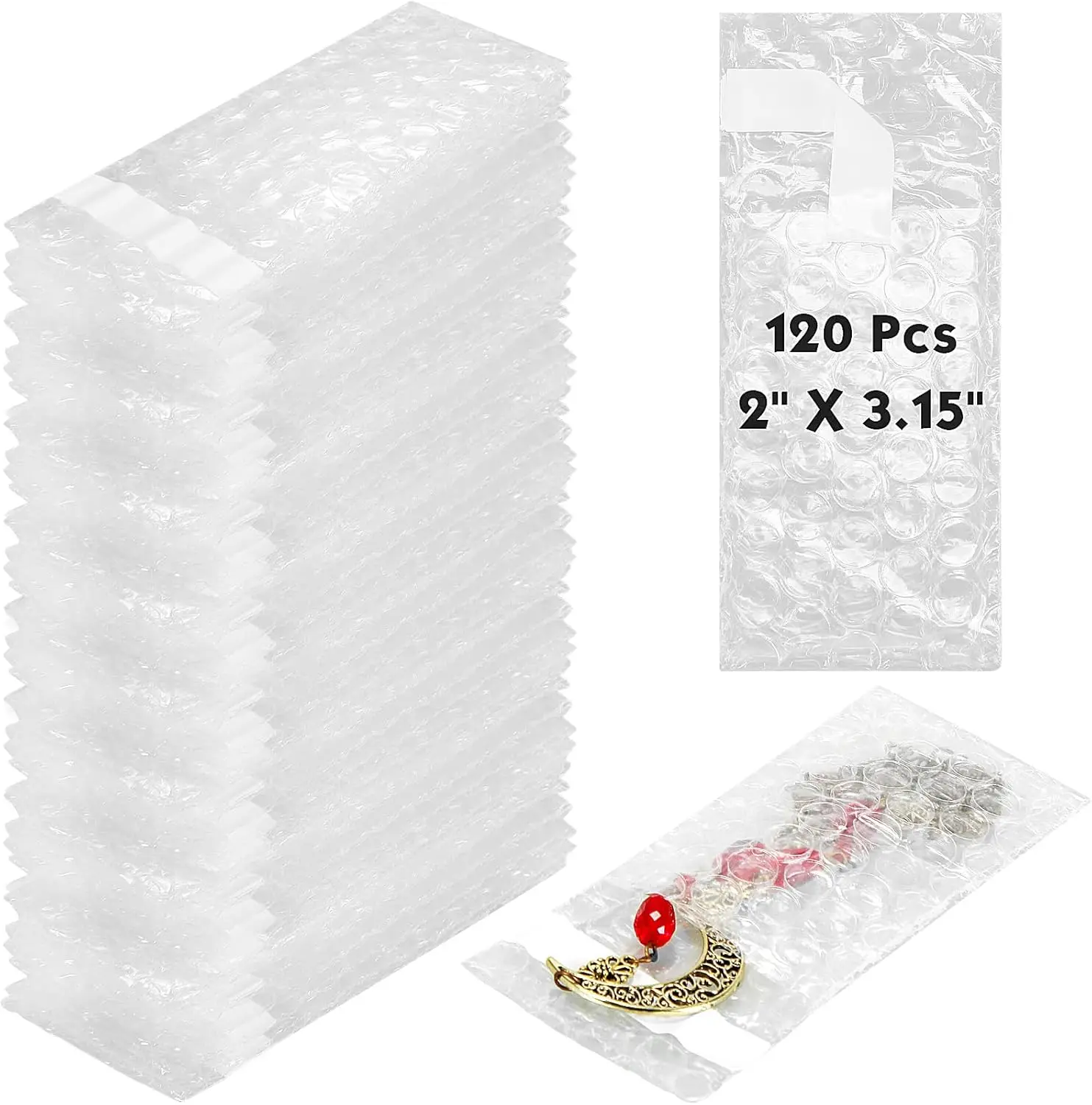 120 Pcs 2x3.15 Inch Bubble Cushion Wrap Bags, Double Wall, Clear Protective Pouches for Shipping
120 Pcs 2x3.15 Inch Bubble Cushion Wrap Bags, Double Wall, Clear Protective Pouches for Shipping