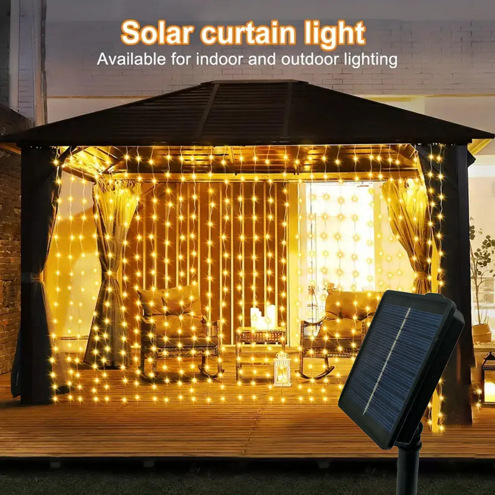 Солнечные гирлянды-шторы, светодиодные гирлянды, свадебные украшения, гирлянды для сада, декоративные элементы, подарки на мусульманский праздник Ид аль-Адха
Солнечные гирлянды-шторы, светодиодные гирлянды, свадебные украшения, гирлянды для сада, декоративные элементы, подарки на мусульманский праздник Ид аль-Адха