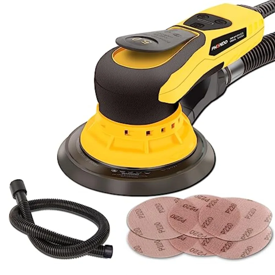 Electric Random Orbital Sander Brushl 350W 3A Multi-function Variable Speed Corded Orbital Sanders hine For Woodworking, Car, D
Electric Random Orbital Sander Brushl 350W 3A Multi-function Variable Speed Corded Orbital Sanders hine For Woodworking, Car, D