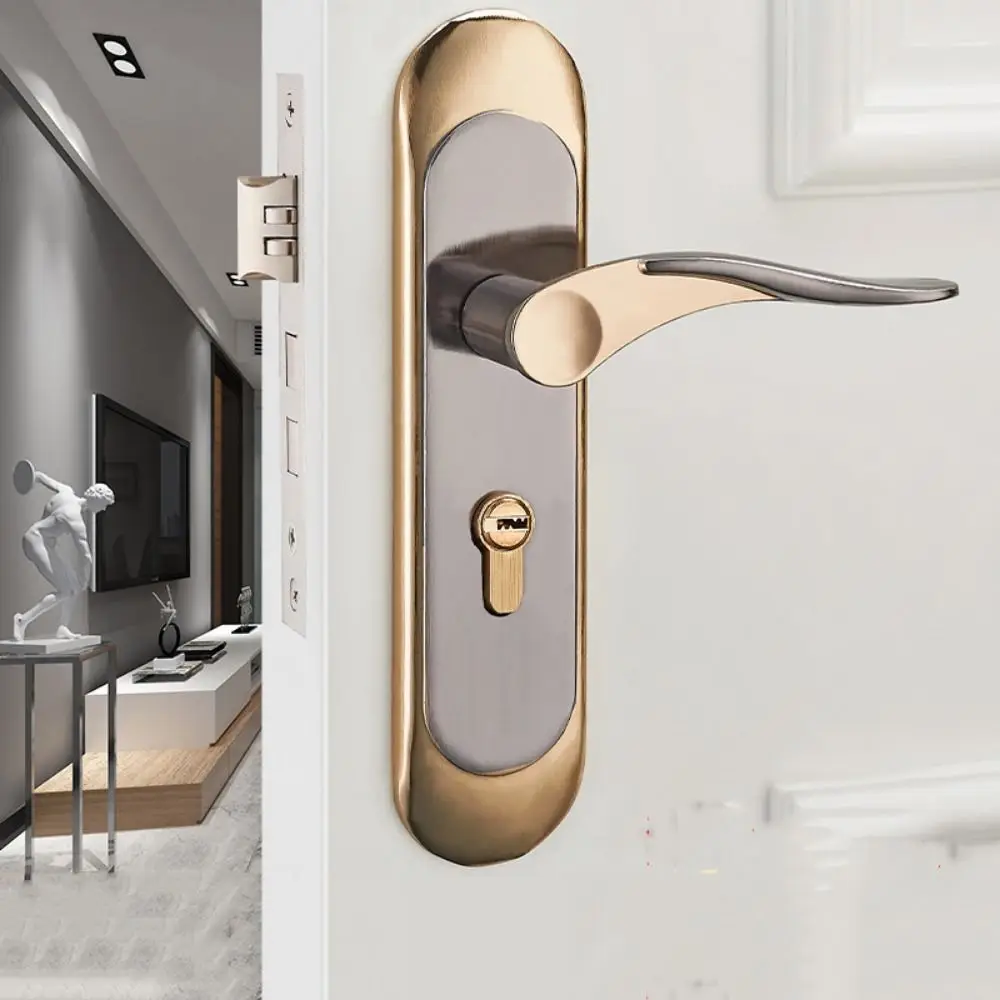 European Style Bedroom Interior Door Lock Vintage Universal Door Handle Lock Set Easy Install with 3pcs Keys Interior Door Knobs
European Style Bedroom Interior Door Lock Vintage Universal Door Handle Lock Set Easy Install with 3pcs Keys Interior Door Knobs