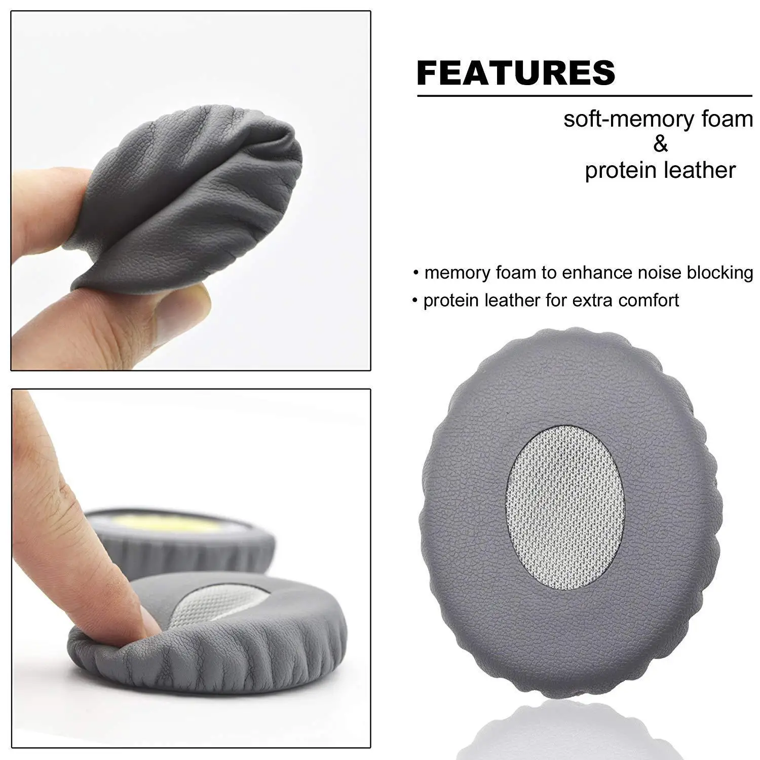 Replacement high quality Foam Ear Pads Cushions Suitable for Bose SoundLink On Ear SoundTrue On-Ear Style OE2 OE2i Headphones
Replacement high quality Foam Ear Pads Cushions Suitable for Bose SoundLink On Ear SoundTrue On-Ear Style OE2 OE2i Headphones