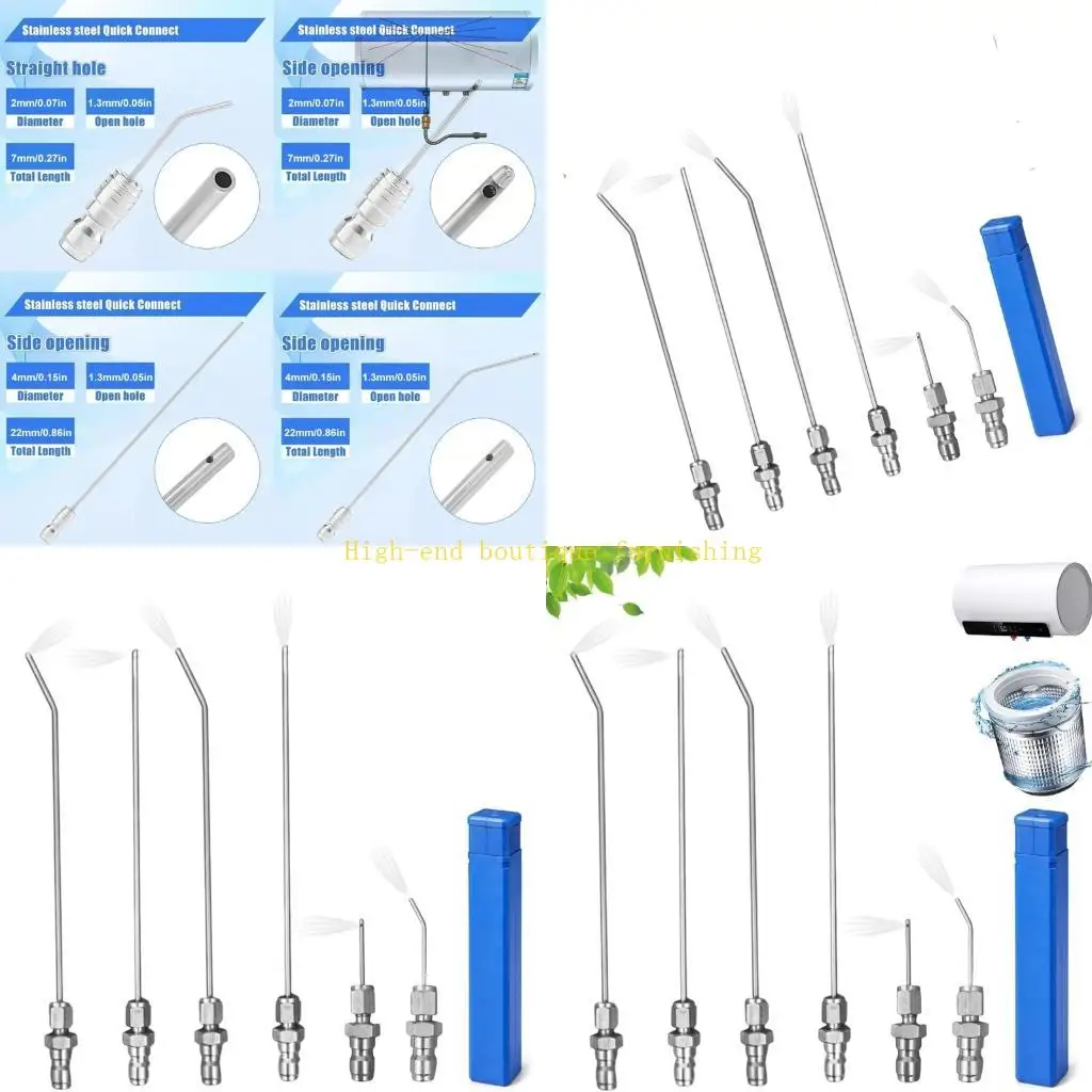 L9NB 6Pieces High Pressure Cleaning Nozzles Straight/Bent Tip For Washing Machines
L9NB 6Pieces High Pressure Cleaning Nozzles Straight/Bent Tip For Washing Machines