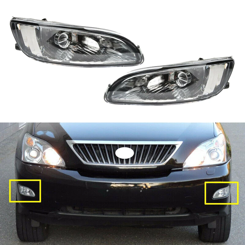 A54P-Pair Front Bumper Fog Light Clear Lens Driving Lamp Assembly For Lexus 2004-2009 RX330 RX350 81220-0E010 81210-0E010
A54P-Pair Front Bumper Fog Light Clear Lens Driving Lamp Assembly For Lexus 2004-2009 RX330 RX350 81220-0E010 81210-0E010