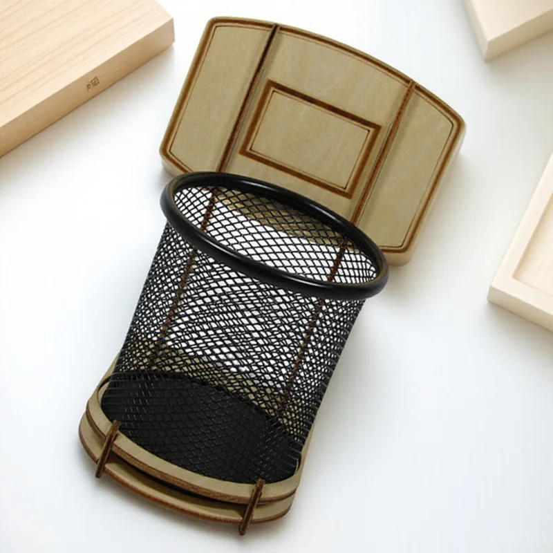 Basketball Stand Pen Holder Metal Wood Desktop Pencil Organizer for Office School Supplies Storage Container Brush Holder Rack
Basketball Stand Pen Holder Metal Wood Desktop Pencil Organizer for Office School Supplies Storage Container Brush Holder Rack