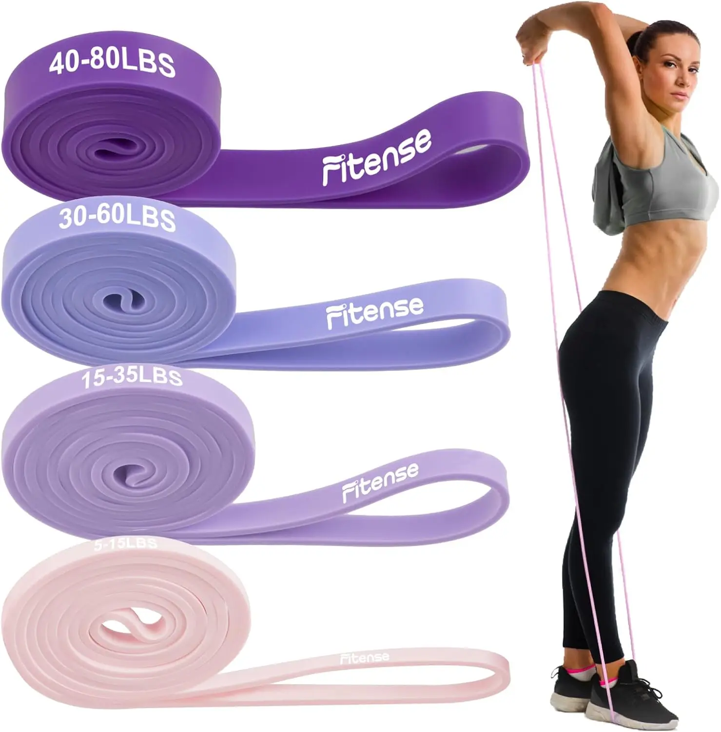 Resistance Bands Set - Pull Up Bands for Men Women, Exercise Bands Resistance with Door Anchor, Training Poster & Pouch for Body Stretching, Pull Up Assist
Resistance Bands Set - Pull Up Bands for Men Women, Exercise Bands Resistance with Door Anchor, Training Poster & Pouch for Body Stretching, Pull Up Assist