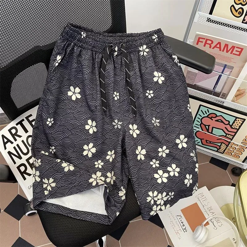 Male Wave Flower Beach Breathable Shorts Men Tropical Quick Dry Knee Length Shorts Boy Japanese Vintage Ins Chic Y2K Shorts
Male Wave Flower Beach Breathable Shorts Men Tropical Quick Dry Knee Length Shorts Boy Japanese Vintage Ins Chic Y2K Shorts