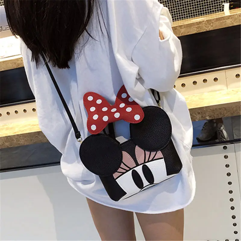 Disney Mini Minnie Mouse Shoulder Bag for Girl Kawaii Mickey Mouse Purse and Handbag Luxury Designer PU Leather Bag
Disney Mini Minnie Mouse Shoulder Bag for Girl Kawaii Mickey Mouse Purse and Handbag Luxury Designer PU Leather Bag