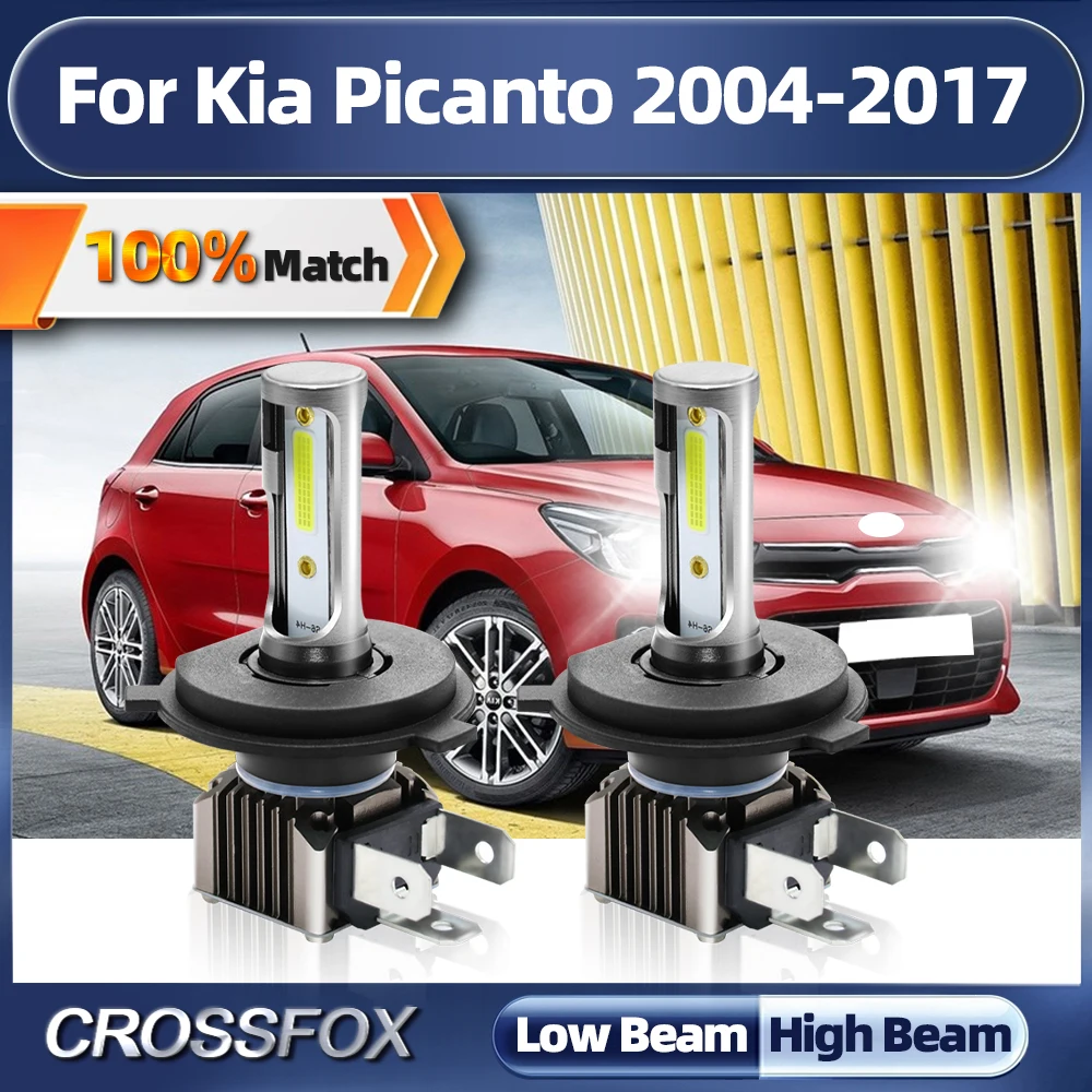 120W Turbo LED Lights 20000LM 3570 CSP Car Headlight Bulbs With Fan 6000K For Kia Picanto 2004-2012 2013 2014 2015 2016 2017
120W Turbo LED Lights 20000LM 3570 CSP Car Headlight Bulbs With Fan 6000K For Kia Picanto 2004-2012 2013 2014 2015 2016 2017