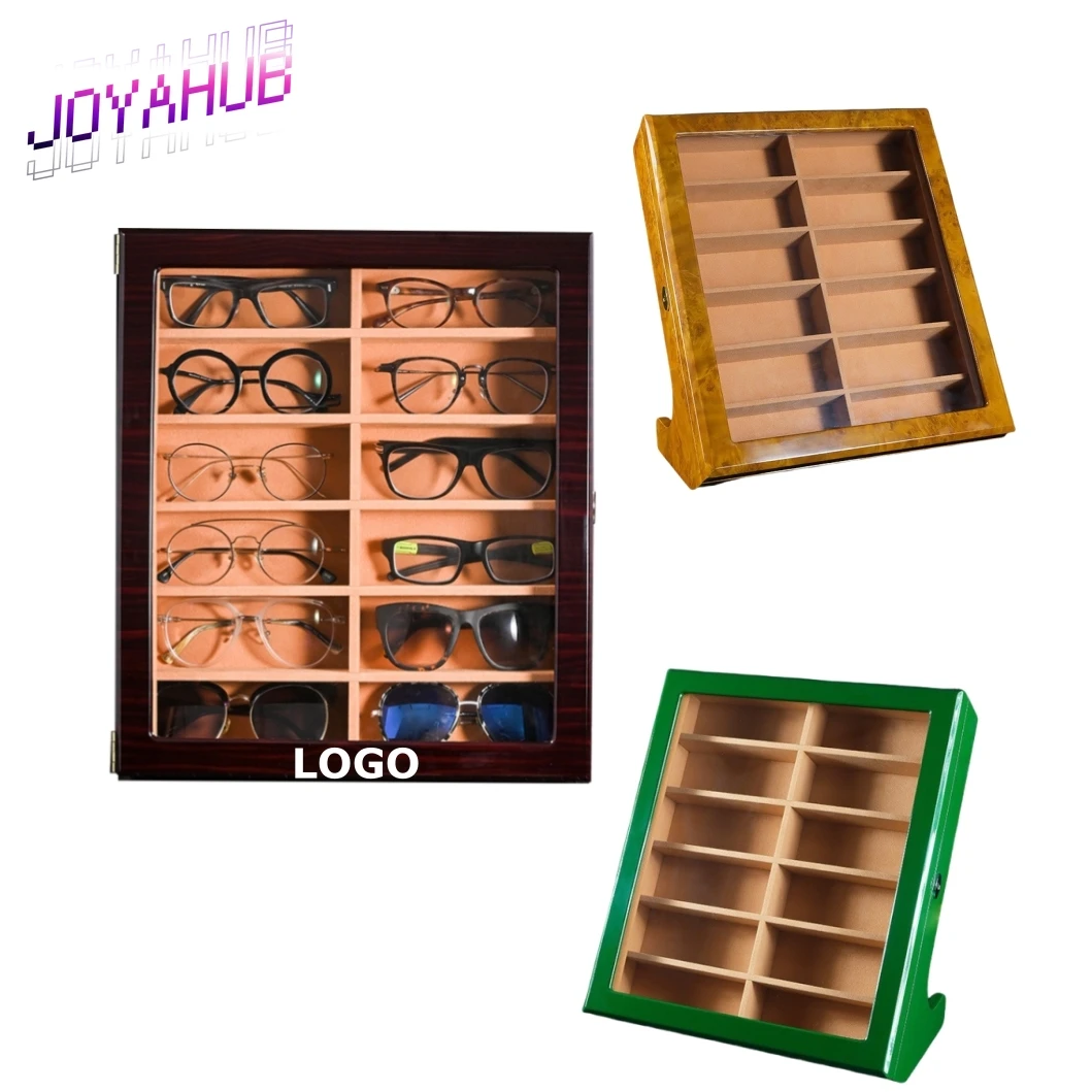 Customizable LOGO Retro Standing Solid Wood Glasses Storage Box 12 Grid Luxury Sunglasses Display Storage Box Case with Lock OEM
Customizable LOGO Retro Standing Solid Wood Glasses Storage Box 12 Grid Luxury Sunglasses Display Storage Box Case with Lock OEM