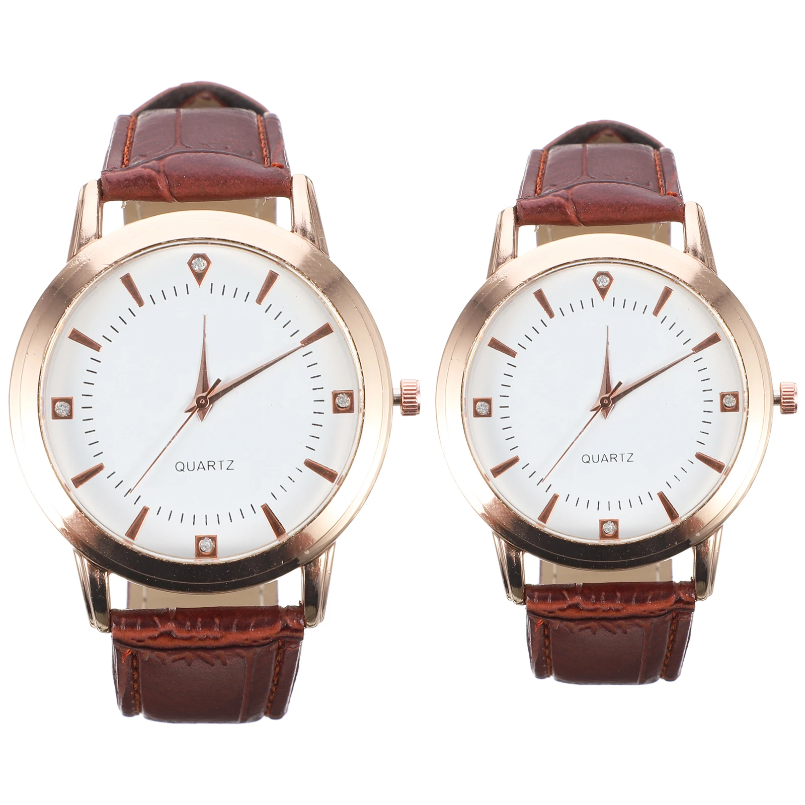 2Pcs Couple Fashion Quartz Wrist Business Strap Watch For Fashion Quartz Watch Men Women Durable Valentine Gift
2Pcs Couple Fashion Quartz Wrist Business Strap Watch For Fashion Quartz Watch Men Women Durable Valentine Gift