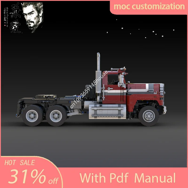 2208PCS Moc FORDS LTL9000 6x6 Semi Truck (1:17) truck Model Building Blocks Speed Vehicle Bricks Toys Kids Adult Gifts
2208PCS Moc FORDS LTL9000 6x6 Semi Truck (1:17) truck Model Building Blocks Speed Vehicle Bricks Toys Kids Adult Gifts