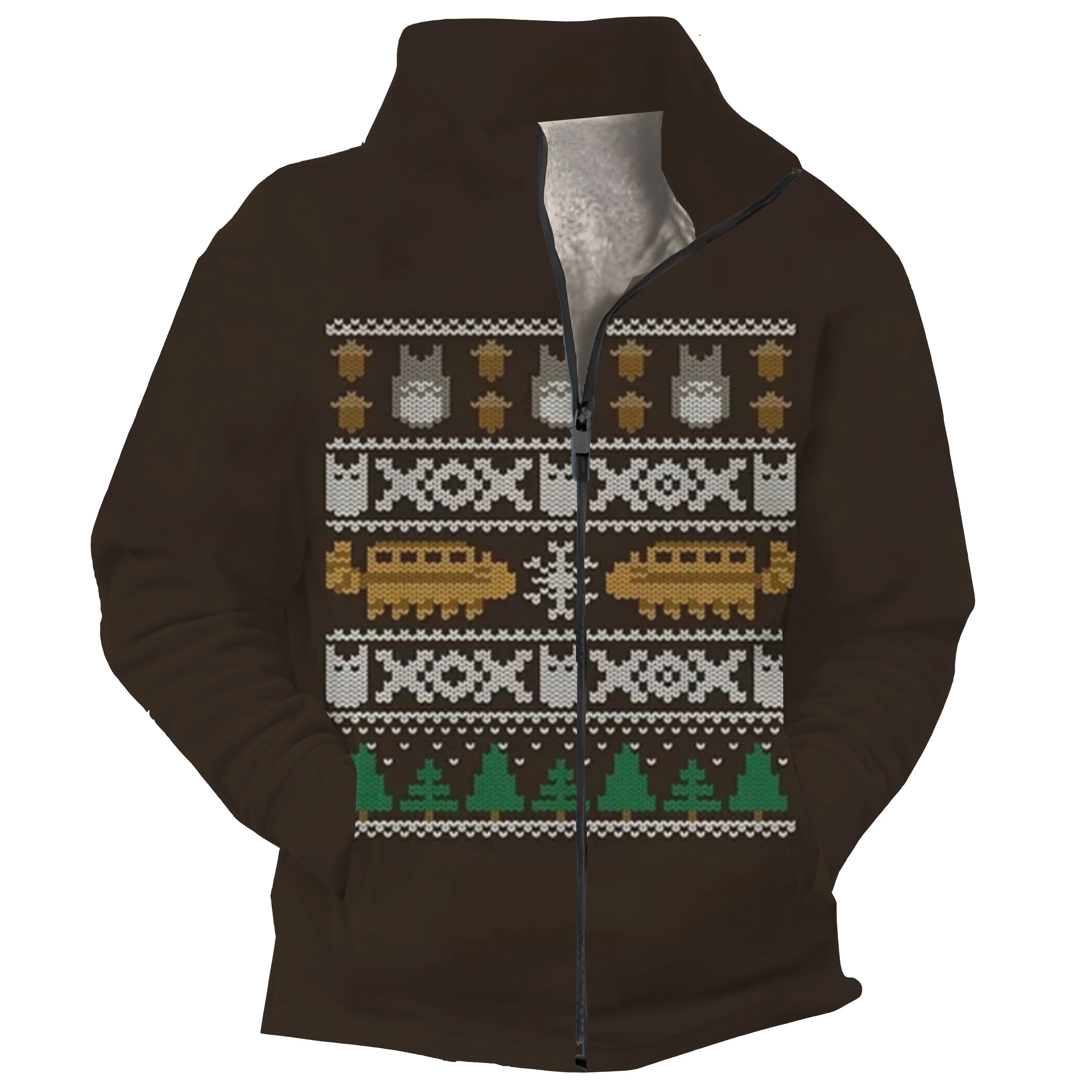 2025 New Minter Fleece Stand Up Collar Zipper Jacket Men's Winter Clothing Jacket 3D Printed Netro Simple Pattern Warm Jacket
2025 New Minter Fleece Stand Up Collar Zipper Jacket Men's Winter Clothing Jacket 3D Printed Netro Simple Pattern Warm Jacket