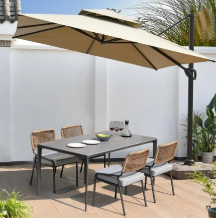 #Modern and Luxury Outdoor Table and Chair Set Courtyard Patio dinning Rattan Chair furniture
#Modern and Luxury Outdoor Table and Chair Set Courtyard Patio dinning Rattan Chair furniture