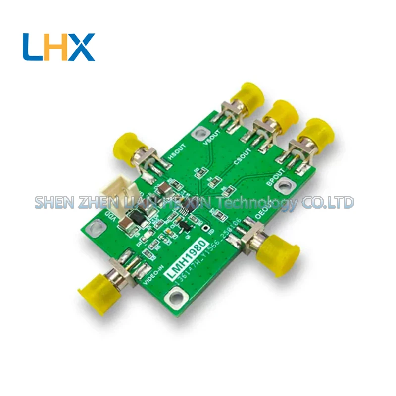 LMH1980 Video Distributor Module, Square Wave Output, Analog Video Signal Separator
LMH1980 Video Distributor Module, Square Wave Output, Analog Video Signal Separator