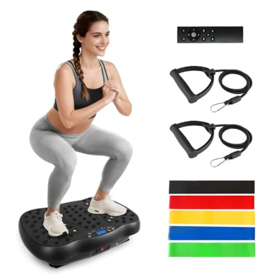 Vibration Plate Exercise Machine 10 Auto Modes 200-Levels Vibrating Plate for Lymphatic Drainage Weight Loss 450lbs Capacity Wh
Vibration Plate Exercise Machine 10 Auto Modes 200-Levels Vibrating Plate for Lymphatic Drainage Weight Loss 450lbs Capacity Wh