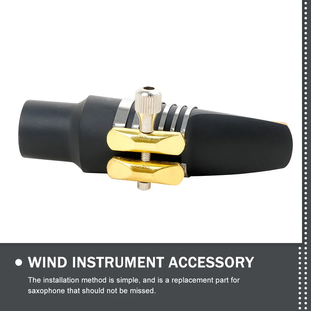 Adjustable Metal Sax Ligature Clip Durable Replacement Part Easy Install Smooth Surface Long Lasting Practical Wind Instrument 
Adjustable Metal Sax Ligature Clip Durable Replacement Part Easy Install Smooth Surface Long Lasting Practical Wind Instrument
