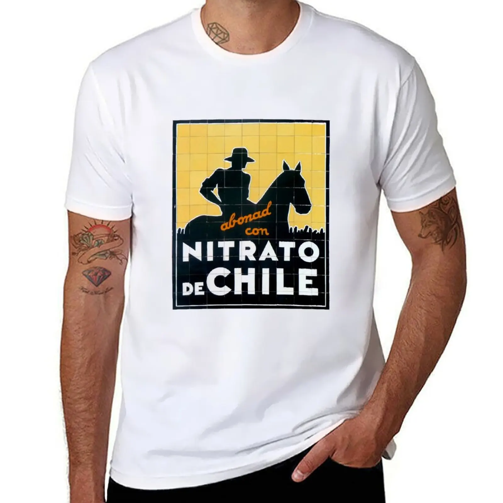 Nitrato de chile old city spanish logo T-Shirt man t shirts cotton t shirts for man cotton T-Shirt
Nitrato de chile old city spanish logo T-Shirt man t shirts cotton t shirts for man cotton T-Shirt