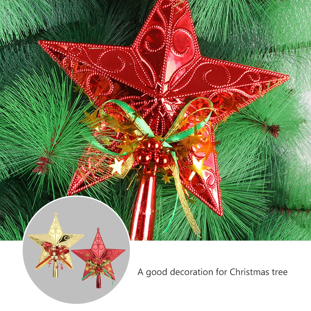 2Pcs Christmas Tree Star Decoration Premium Material Fine Workmanship Xmas Tree Ornament Five Pointed Pentagram Holiday Party
2Pcs Christmas Tree Star Decoration Premium Material Fine Workmanship Xmas Tree Ornament Five Pointed Pentagram Holiday Party