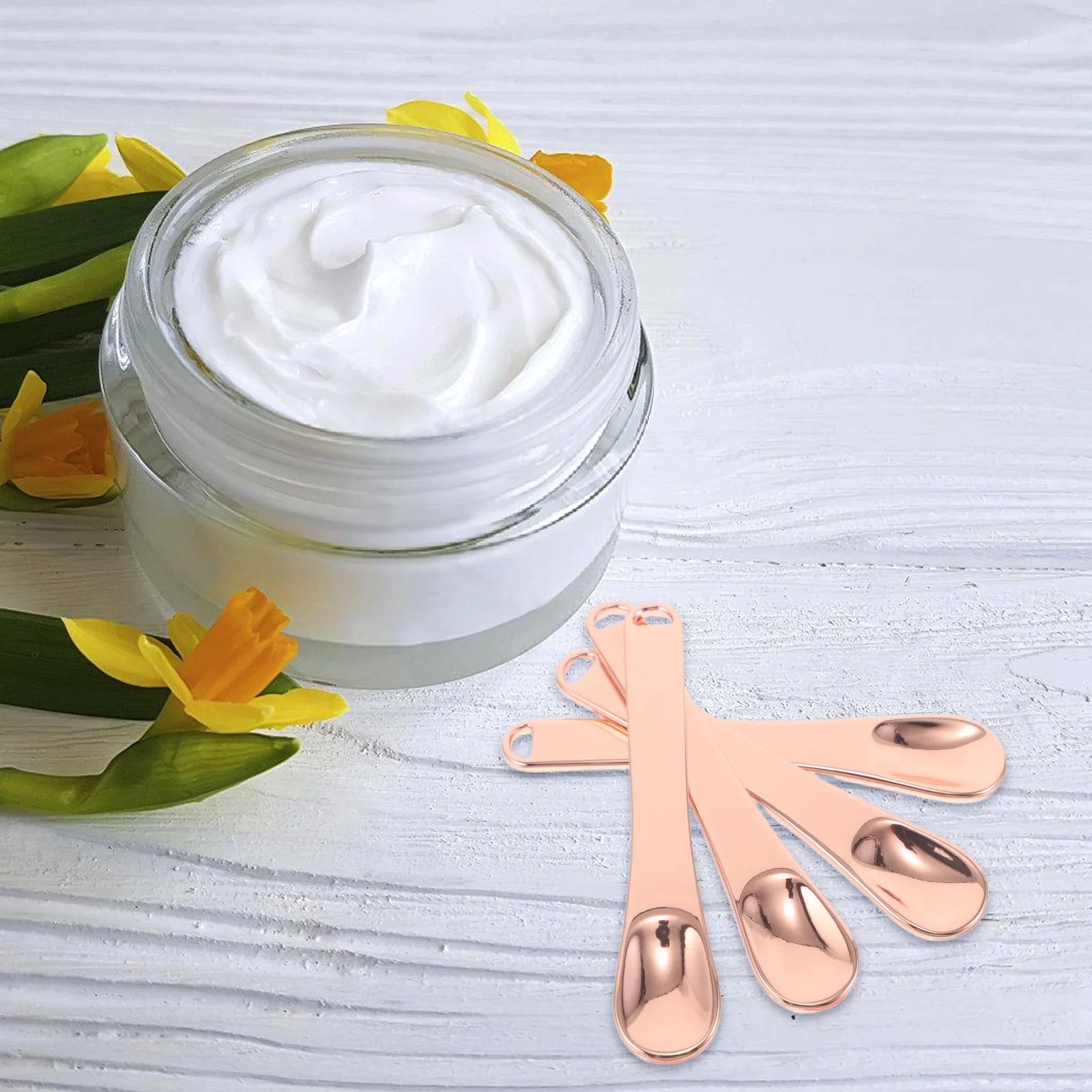 20pcs Spatula Beauty Spoon Facial Cream Applicator Eye Cream Metal Makeup Spoon Skincare Scoop Tool Reusable Zinc Alloy
20pcs Spatula Beauty Spoon Facial Cream Applicator Eye Cream Metal Makeup Spoon Skincare Scoop Tool Reusable Zinc Alloy