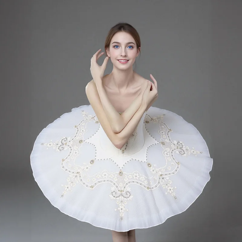 Little Swan Kids Ballet Dress Professional Tutu Dance For Girls Children Ballerina Group Performance Skirt Satin
Little Swan Kids Ballet Dress Professional Tutu Dance For Girls Children Ballerina Group Performance Skirt Satin