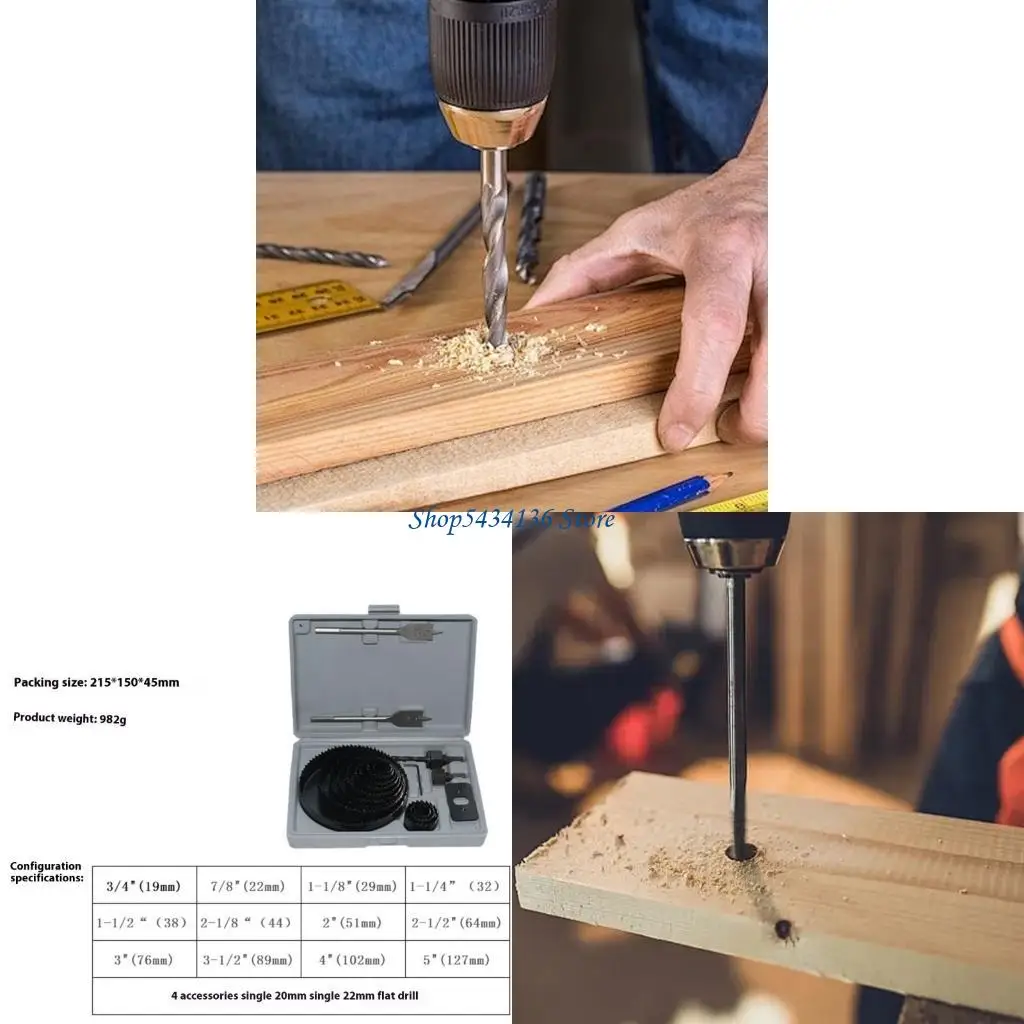 H7ED Полный комплект для выреза для отверстия 18pcs углеродистая сталь от 3/4 "до 5" отверстия пилы с шестнадцатилетными битами
H7ED Полный комплект для выреза для отверстия 18pcs углеродистая сталь от 3/4 "до 5" отверстия пилы с шестнадцатилетными битами