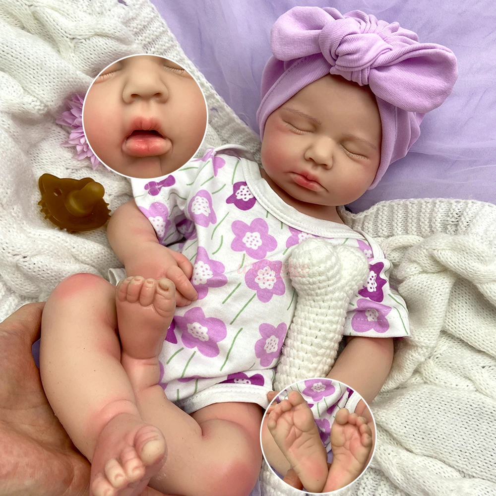 50cm Silicone Reborn Girl/Boy Can Open Mouth Baby Loukou Lifelike Visible Veins Weighted Newborn Doll for Gift and Keepsake
50cm Silicone Reborn Girl/Boy Can Open Mouth Baby Loukou Lifelike Visible Veins Weighted Newborn Doll for Gift and Keepsake