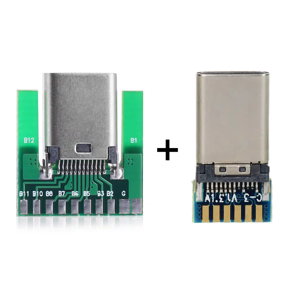 Test soldered USB-C female socket USB3.1type-c SMT female head with PCB board connector
Test soldered USB-C female socket USB3.1type-c SMT female head with PCB board connector