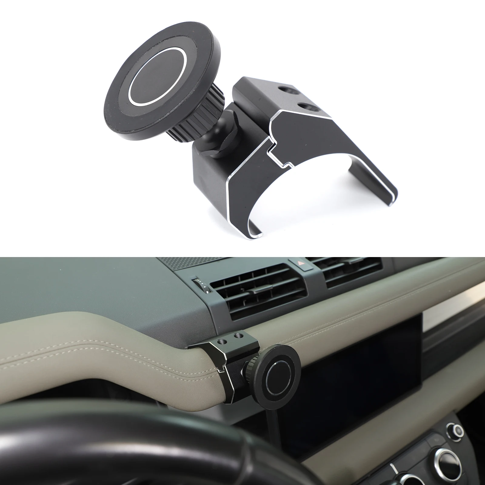 For Land Rover Defender 90 110 2020 2021 2022 2023 2024 2025 Dashboard Side Phone Holder Mount Aluminum Alloy Car Accessories
For Land Rover Defender 90 110 2020 2021 2022 2023 2024 2025 Dashboard Side Phone Holder Mount Aluminum Alloy Car Accessories
