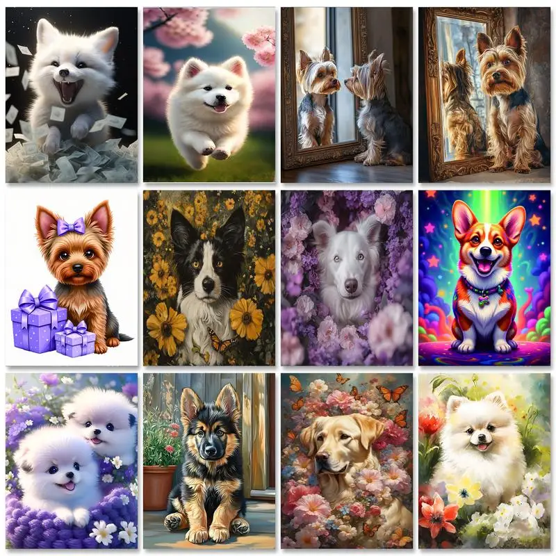 PhotoCustom Full Diamond Painting Animal Dog New Arrivals 2025 Diamond Embroidery Flower Wall Decoration Craft Kit Gift
PhotoCustom Full Diamond Painting Animal Dog New Arrivals 2025 Diamond Embroidery Flower Wall Decoration Craft Kit Gift