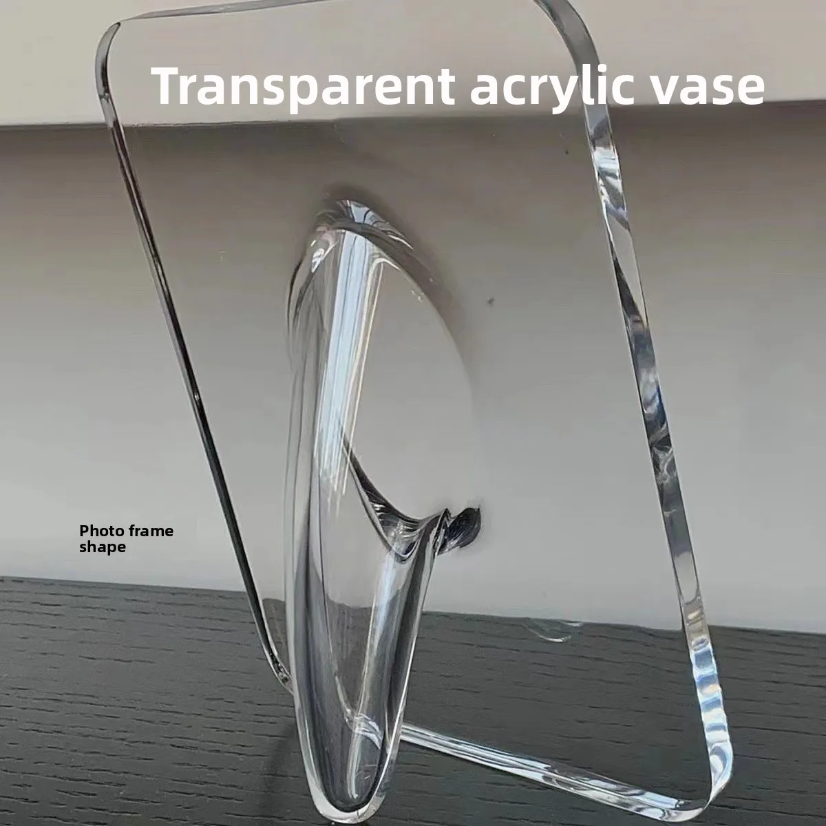Acrylic photo frame vase, transparent vase, Nordic ins style, beautiful decoration, hydroponic container, creative insertion
Acrylic photo frame vase, transparent vase, Nordic ins style, beautiful decoration, hydroponic container, creative insertion