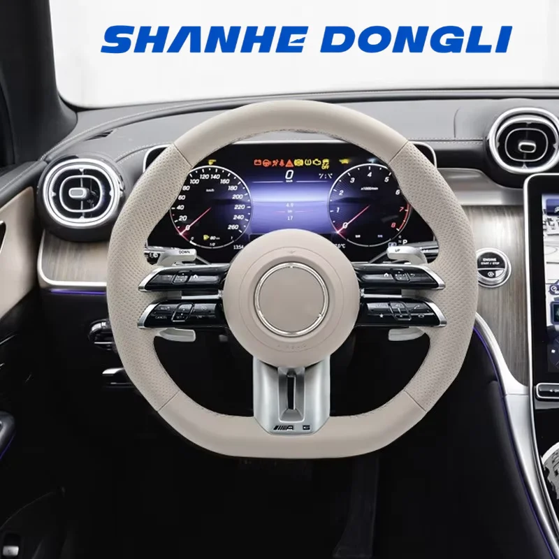 Factory Direct Custom Steering Wheel for Upgrade Benz AMG Style Beige Leather Carbon Fiber Sport Steering Wheel
Factory Direct Custom Steering Wheel for Upgrade Benz AMG Style Beige Leather Carbon Fiber Sport Steering Wheel