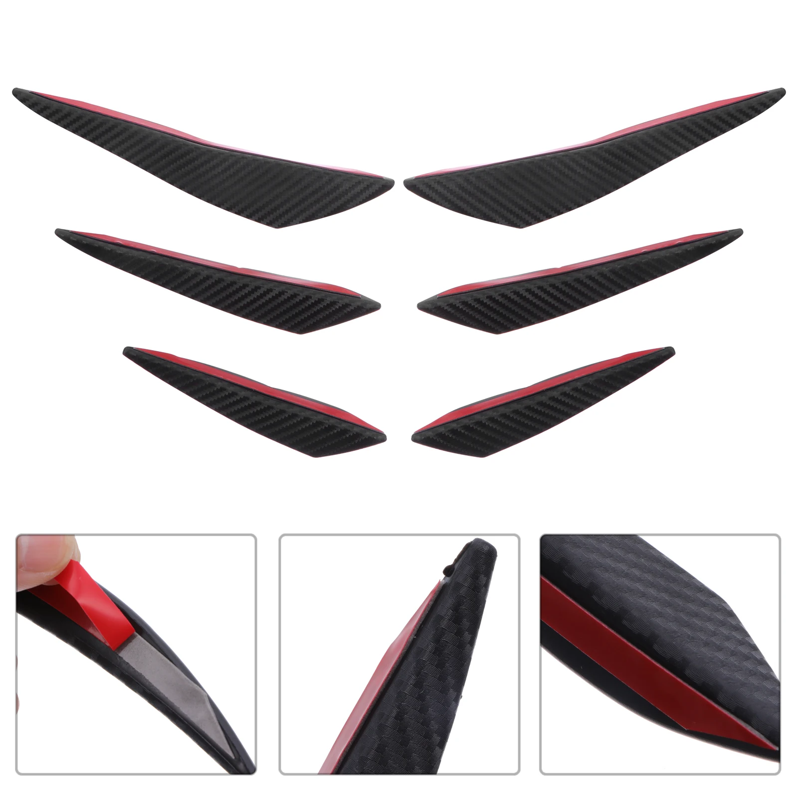 Auto Lip Splitter Fin Front Bumper Canard Carbon Fiber Style Strong Durable Decorative Bumper Lip Diffuser Fin Body Spoiler
Auto Lip Splitter Fin Front Bumper Canard Carbon Fiber Style Strong Durable Decorative Bumper Lip Diffuser Fin Body Spoiler