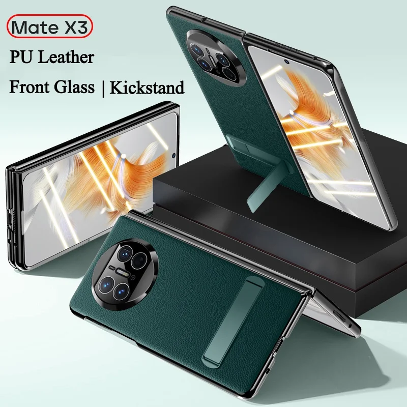 Роскошный кожаный чехол премиум-класса с откидной ножкой для Huawei Mate X3, стеклянная защита экрана, откидной Чехол с кронштейном для Huawei Mate X3
Роскошный кожаный чехол премиум-класса с откидной ножкой для Huawei Mate X3, стеклянная защита экрана, откидной Чехол с кронштейном для Huawei Mate X3