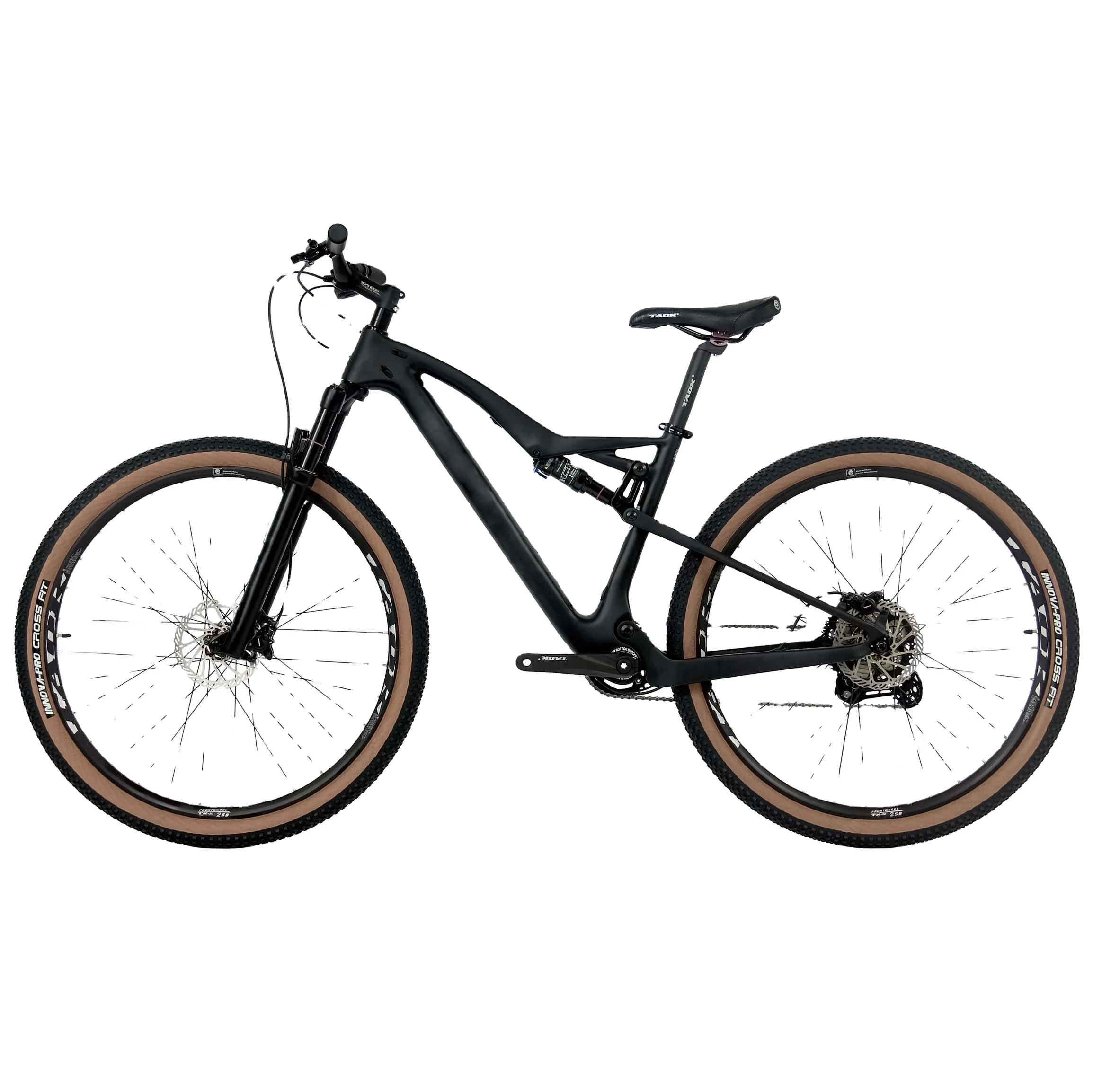 YTYIN Clincher 29er*2.25 160mm Disc Brake with air Fork Carbon Mtb Bicycle Suspension 29er Full Carbon Mountain Bike
YTYIN Clincher 29er*2.25 160mm Disc Brake with air Fork Carbon Mtb Bicycle Suspension 29er Full Carbon Mountain Bike